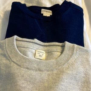 Two  Crew Cute Crew Neck Sweaters worn once- $45 for both. Look brand new!